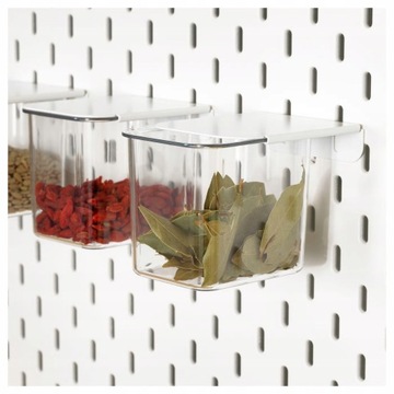 ИКЕА СКАДИС Контейнер с крышкой, 3 шт.