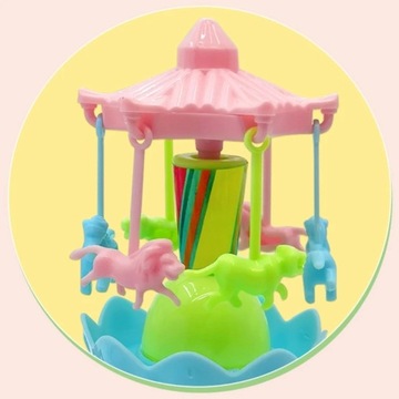 РУЧНАЯ ИГРУШКА-КАРУСЕЛЬ ДЛЯ ДЕТЕЙ, КОЛЕСО СВЕТОДИОДНОЕ, СВЕТЯЩЕЕ