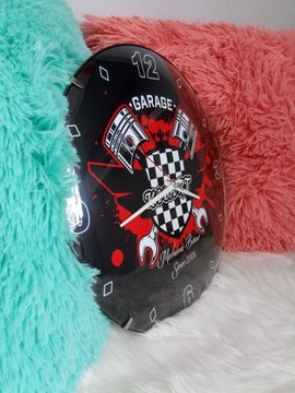 Большие часы с логотипом компании и вашим текстом Подарок.