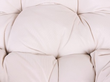 Подвесное кресло FOR GARDEN с подставкой из техноротанга натурального ATRI II