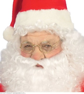 КРУГЛЫЕ СТЕКЛА САНТА-КЛАУСА РОЖДЕСТВЕНСКИЙ САНТА-КЛАУС