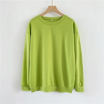 Sweatshirts Womens Spring New Simple Solid All-mat