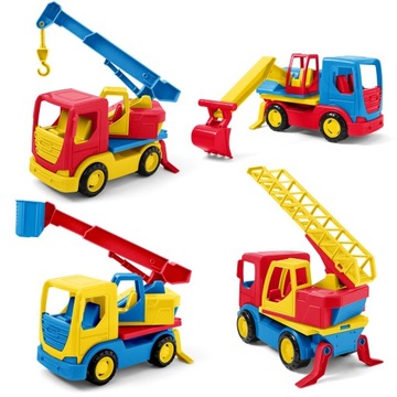 КРАН 26 см WADER 35317 TECH TRUCK CONSTRUCTION CAR