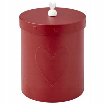 IKEA VINTERFINT Puszka z pokrywką czerwona 12cm
