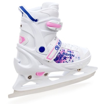 Rolki Łyżwy Wrotki 4w1 Regulowane RAVEN Meia 28-32 Kółko LED