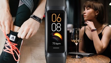 Zegarek damski SMARTWATCH RBN AMOLED SMARTBAND FIT