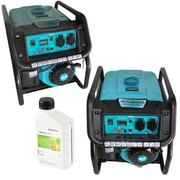 AGREGAT GENERATOR PRĄDOTWÓRCZY 12HP/9000Watt Prądnica Miedź 2x230V Moc Prąd
