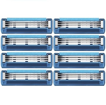 8x Gillette Mach3 3 Turbo Wkłady Nożyki Do Maszynki do Golenia Oryginalne