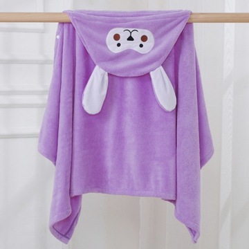 ПОЛОТЕНЦЕ С КАПЮШОНОМ 70Х140 ПОНЧО ДЛЯ КУПАНИЯ ДЕТСКОЕ