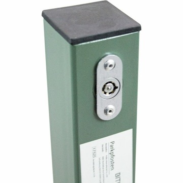 Парковочный замок, одинарная стойка, 65 см, складной