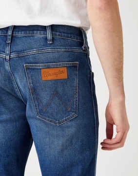 Męskie spodnie jeansowe proste Wrangler GREENSBORO W32 L34