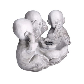 Fontanna domowa led Budda 3szt 32cm pokojowa mała