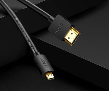 Kabel 3m HDMI - micro HDMI Ugreen 4K 60Hz przejściówka mocny