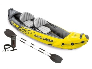 2-местный каяк Лопастной насос Explorer K2 Intex 68307 МОДЕЛЬ 2024 г.