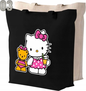 Хлопковая сумка HELLO KITTY + NAME