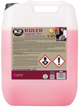 K2 - KULER - PŁYN DO CHŁODNIC - RÓŻOWY - 20KG
