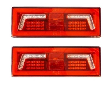Lampa lampy tylne LED do lawety TIR neon 12/24 kpl