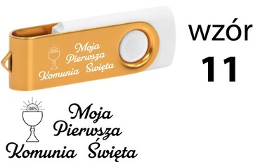 Флешка твистер 1Гб usb2.0 Первое причастие 10 шт.
