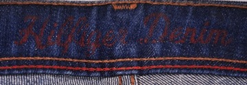 TOMMY HILFIGER spodnie LOW WAIST straight fit BLUE jeans VICTORIA _ W27 L32
