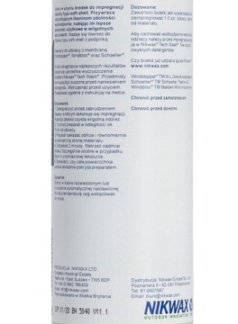 Impregnat Nikwax Softshell Proof Spray 300ml