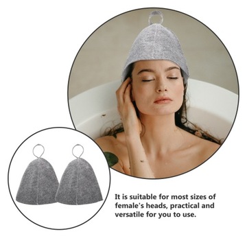 3шт шапочки для спа-волос аксессуары для сауны