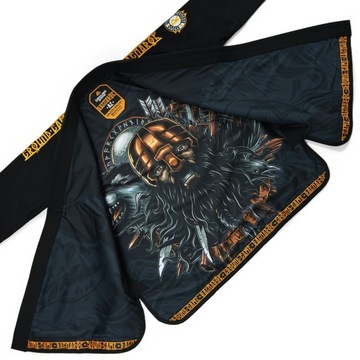 Kimono GI do BJJ Ragnarok Czarne - LIMITOWANA EDYCJA A0 Ground Game