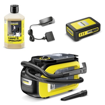 AKUMULATOROWY ODKURZACZ DO PRANIA KARCHER SE 3-18 COMPACT + AKU + CHEMIA