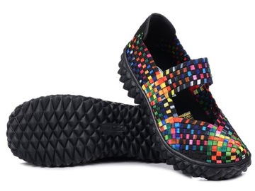 Buty sportowe damskie elastyczne wsuwane kolorowe Rock Spring Over 38