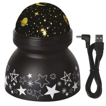 Проектор LED EMOS DCPW05 зірки тепла білий поворотний 3 шт. AAA USB IP20