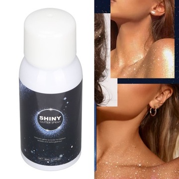 2 шт., 60 мл, блестящая пудра для тела, блестящая насадка T5