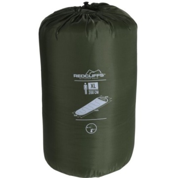 СПАЛЬНЫЙ МЕШОК МУМИЯ ТУРИСТИЧЕСКИЙ XXL 230x80/50см - ХАКИ
