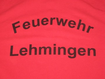 Koszulka polo robocza straż pożarna Niemcy czerwona L bawełna