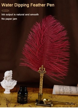 Винтажная ручка для каллиграфии, наборы перьевых ручек с перьями, канцелярские принадлежности с чернилами