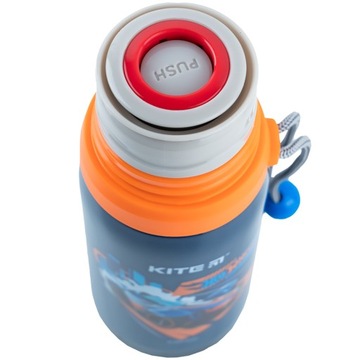 ТЕРМОС ДЛЯ МАЛЬЧИКОВ С КРУЖКОЙ ДЛЯ ДЕТЕЙ HOT WHEELS 350 мл KITE