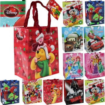 TOREBKA PREZENTOWA 12 SZTUK DISNEY TOREBKI ŚWIĄTECZNE NA PREZENT DLA DZIECI
