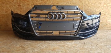 AUDI S3 8V A3 ZDERZAK PRZEDNI PRZÓD 4x PDC SPRYSKIWACZ ORYGINAŁ FV