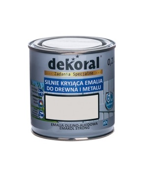 Emalia ftalowa Emakol Strong popielaty 0,2 L DEKORAL