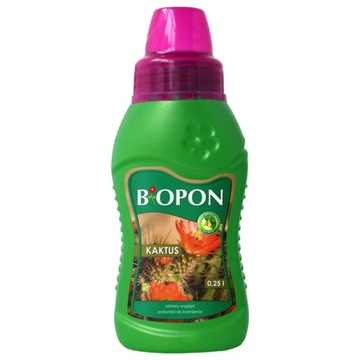 BOPON Nawóz płyn mineralny kaktus sukulenty 0,25 L