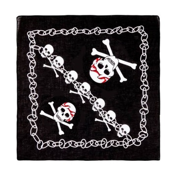 ПИРАТСКАЯ БАНДАНА С ЧЕРЕПОМ ПИРАТСКИЙ КОРСАСС ШАРФ