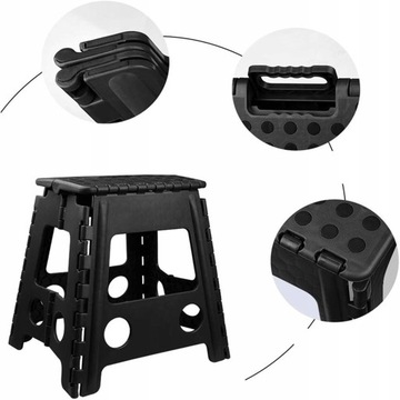 СКЛАДНОЙ ТАБУРАТ СКЛАДНОЙ СТУЛ БОЛЬШИЕ 40 СМ НА НЕСКОЛЬЗЯЩИХ НОЖКАХ