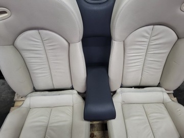 MERCEDES CLK A209 W209 CABRIO POHOVKA SEDADLO SEDADLA ZADNÍ SVĚTLÝ KŮŽE