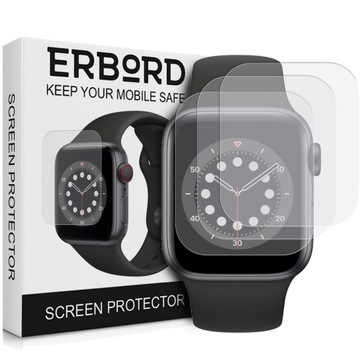 3X FOLIA HYDROŻELOWA DO APPLE WATCH 4/5/6/SE 44MM