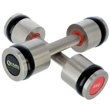 ВЕСЫ 2x6 КГ ХРОМИРОВАННЫЕ ТУМАНЫ НАБОР