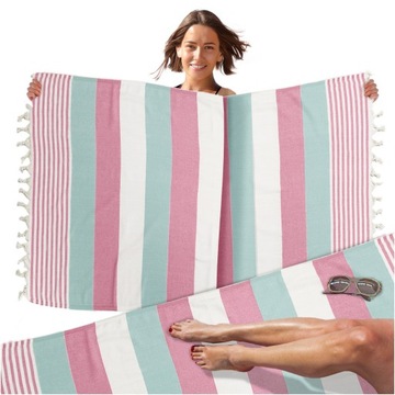 Ręcznik 100x180 Kąpielowy na Plażę Peri Hamam 118