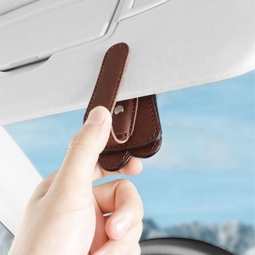 Автомобильный портативный зажим для очков, многофункциональный