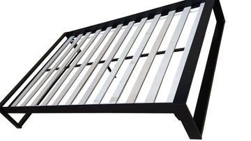 ŁÓŻKO METALOWE TYTUS NISKI ZAMKNIĘTY 160X200