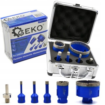 НАБОР КОРОНОК ЗЕЛЕНЫХ АЛМАЗНЫХ ПИЛОВ 6EL 6-68MM M14