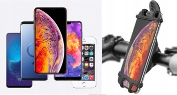 СИЛИКОНОВЫЙ держатель для смартфона на раму велосипеда B7U