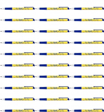 TOMA SUNNY FINE 060 АВТОМАТИЧЕСКАЯ ШАРИКОВАЯ РУЧКА СО ЗВЕЗДАМИ СИНЯЯ, НАБОР ИЗ 10 ШАРИКОВ