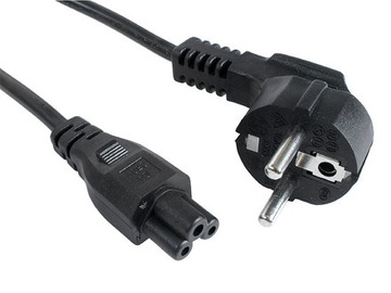 Kabel zasilający 230V koniczynka 1m 100 sztuk HURT
